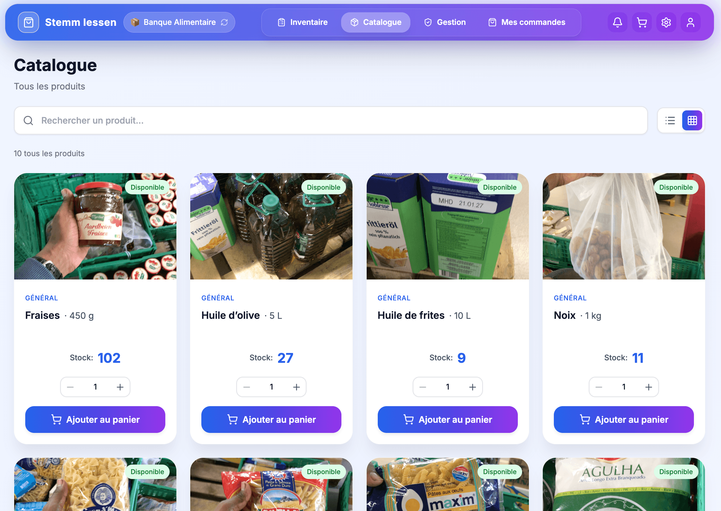 Un catalogue en ligne pour les associations partenaires